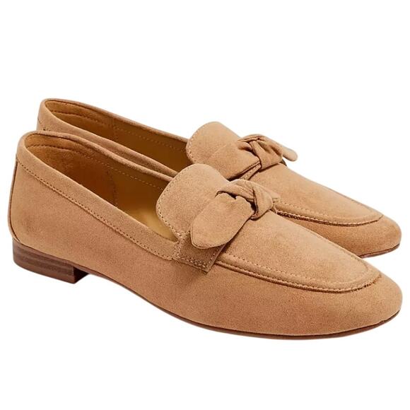 J. Crew Shoes - J. CREW Women's Sueded Bow Loafers Sienna-Size 10